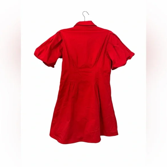 New!! 🌺 TUCKERNUCK Red Mini Delaney Dress S NWT - Picture 6 of 11